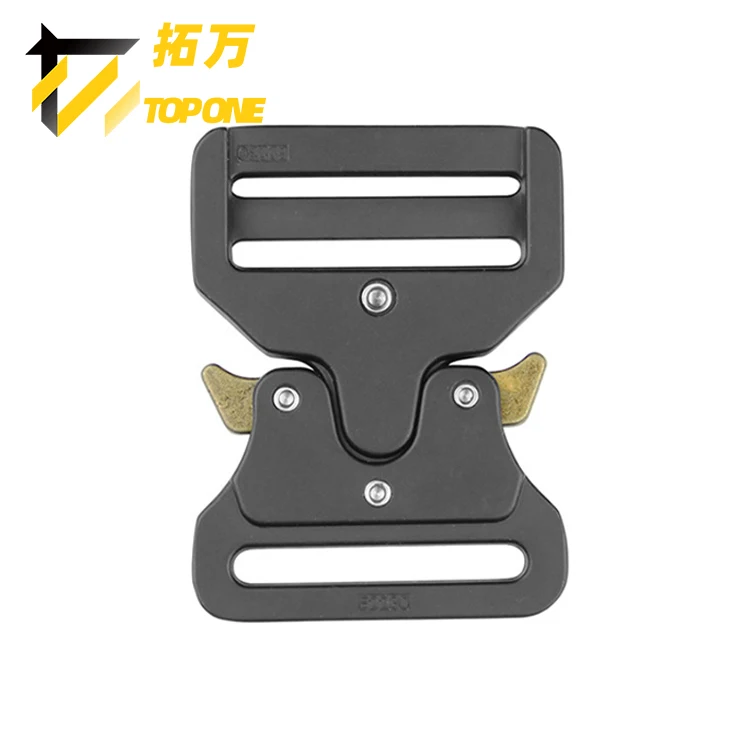 45MM Customized LOGO Military Belt Buckles for Webbing Metal Tactical Buckles