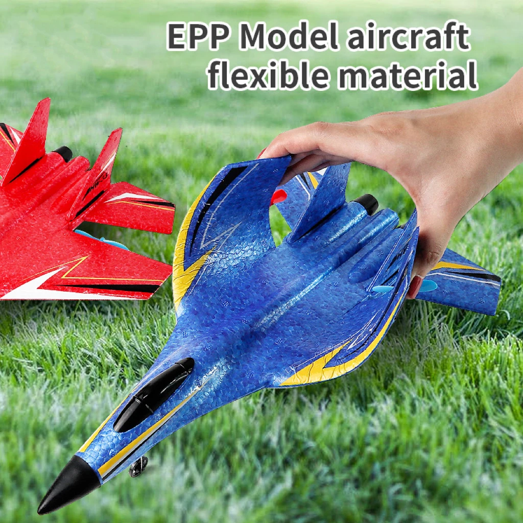 Factory Wholesale Gliding Aircraft Remote Control Fighter Jet Unbreakable EPP RC Plane with Charger Outdoor Box Gift Electric