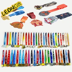 Manufacturers supply metal competition gold silver and copper medals hollow school sports medals taekwondo marathon medals