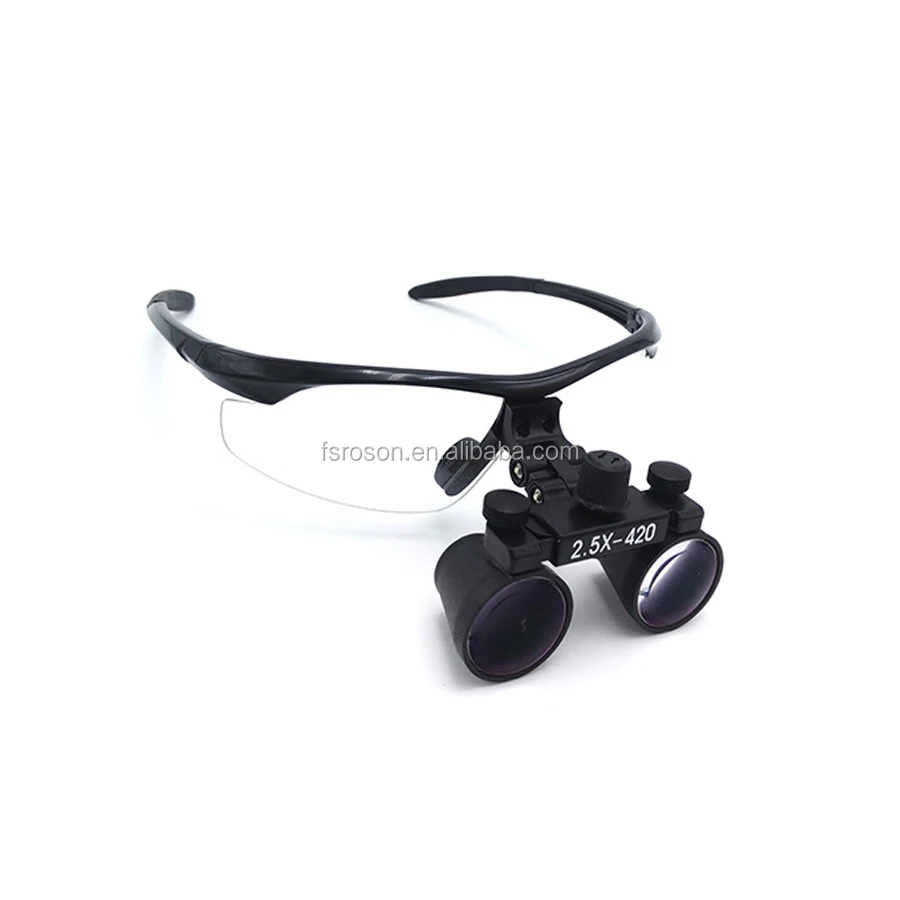 ENT exammination magnifier,2.5X 3.5X magnifier for ENT, dental head light with CE certificate