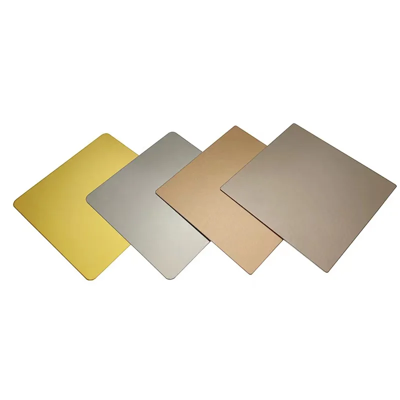 AISI SUS JIS ASTM 301 303 304 2205 2507 duplex 0.5mm 1.2mm thickness brush color pvd coating stainless steel sheet price