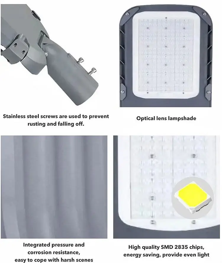 outdoor Photocell sensor Parking Lots 50w 100w 150w 200w smart led street light