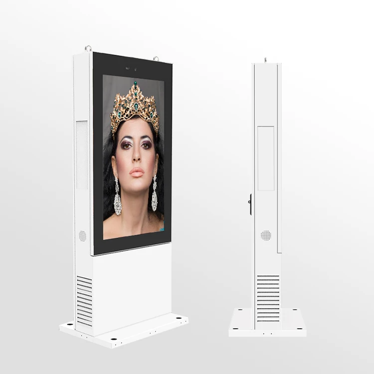 55 inch Outdoor Electronic Digital Signage Stand TV Prices Big Display LCD Outdoor Digital Advertising Screen