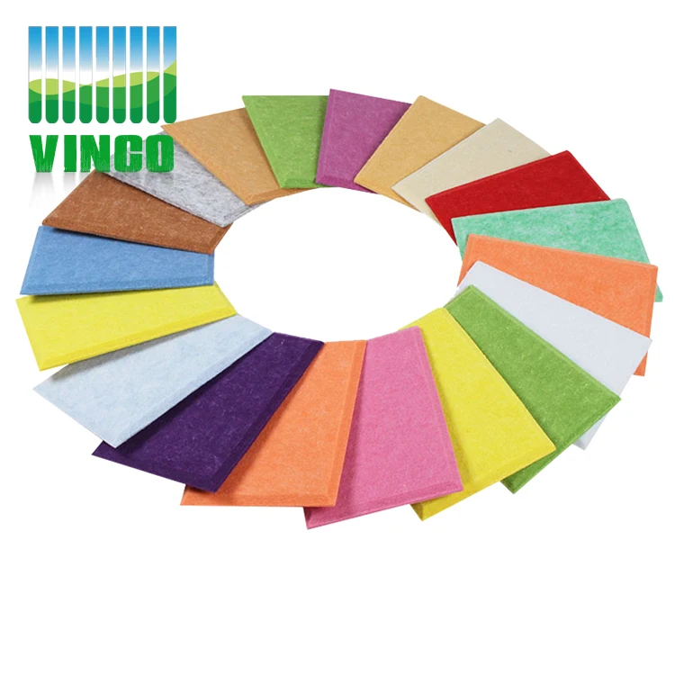 acoustic Polyester Fiber Panels for Sound Absorber and Noise Barriers for wall