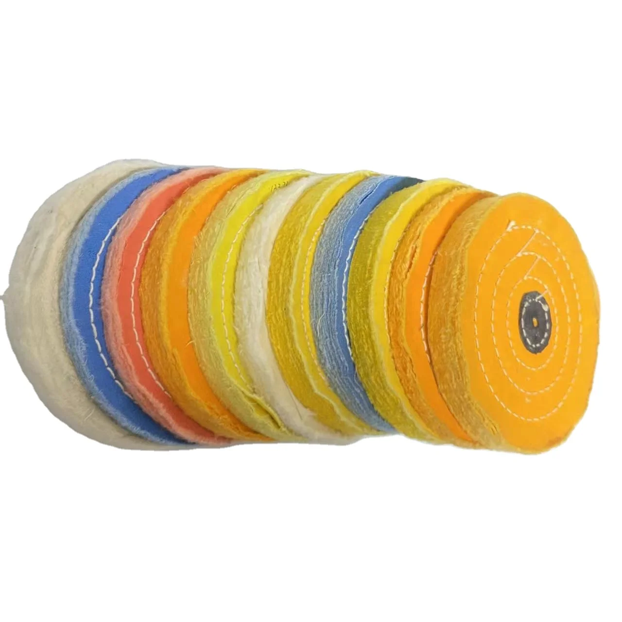 Yellow Custom Polishing Wheel Metal Polishing