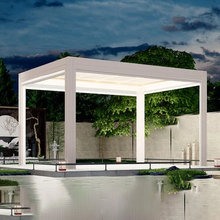 Acero Galvanizado de Acero pergola outdoor PVC aluminium pergola and gazebos outdoor