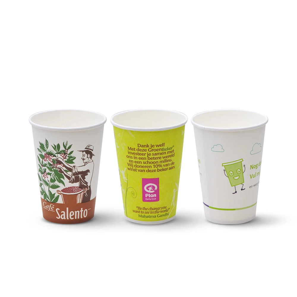 180ml custom printed hot paper coffee cups price mouthwash cup biodegradable 100% bamboo disposable corn starch cups with lids