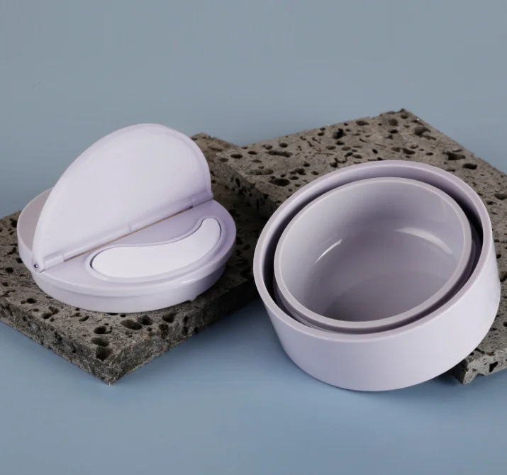 ABS material cosmetic 50g skin care cream jar with spatula