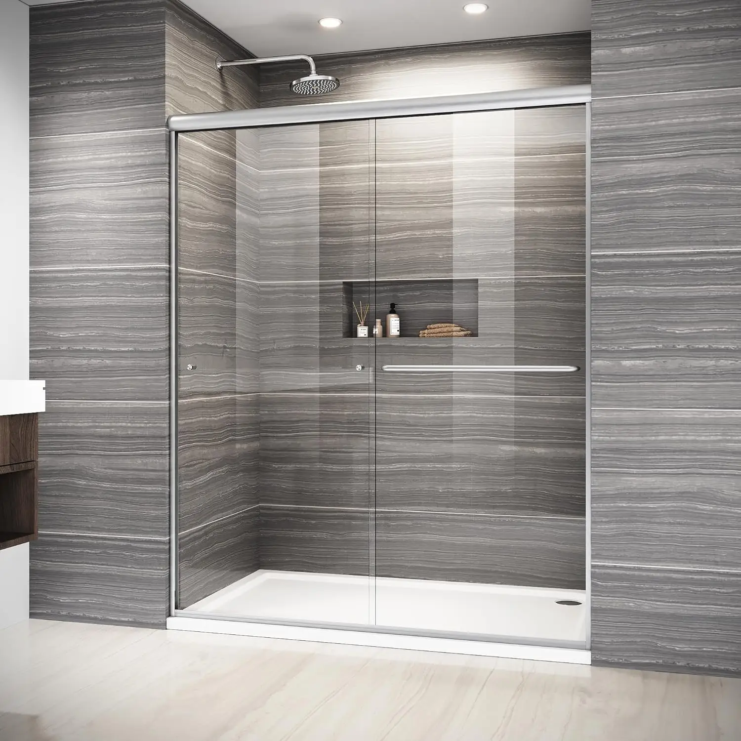 Hot selling sliding door shower room shower cabin for bathroom panel tempered glass screen bathroom suites bath shower enclosure