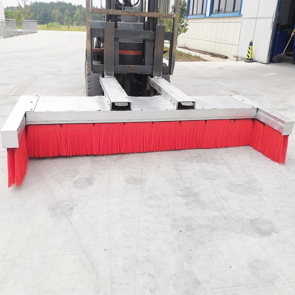 Truck forklift yard  broom