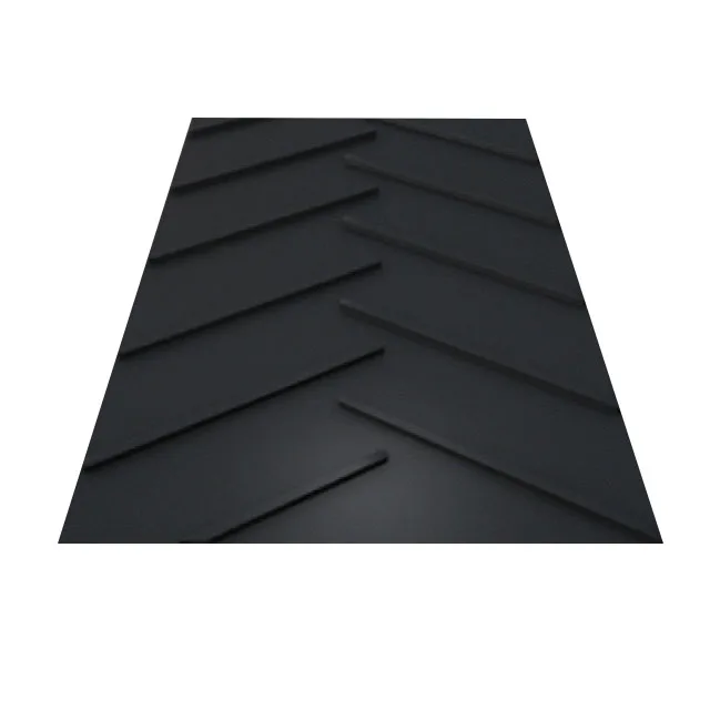 Customized Ep 500 4 Patterned Rubber Chevron Conveyor Belting For Coal Mine