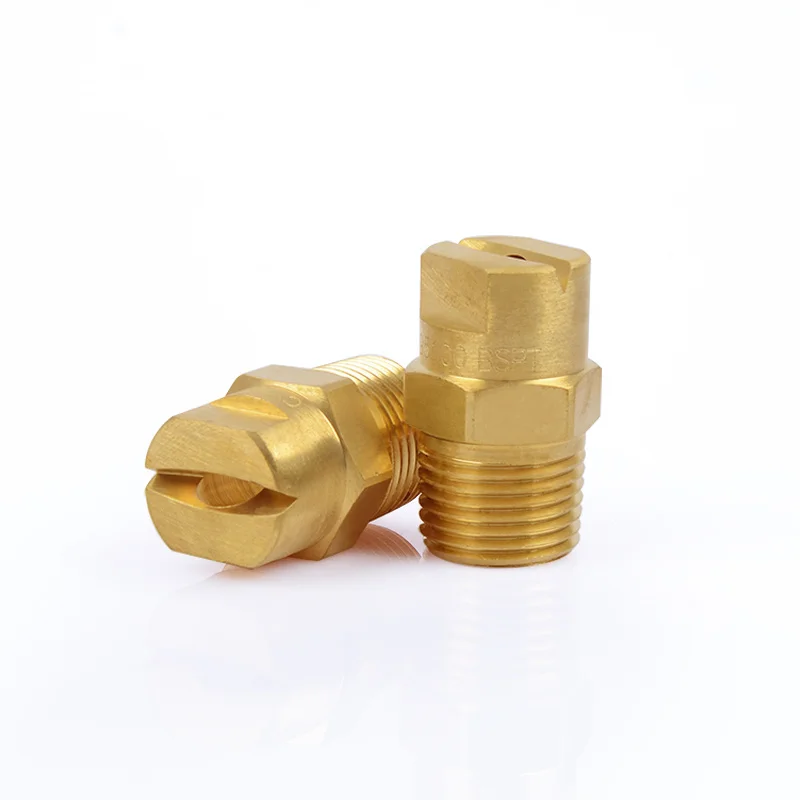 
Factory Direct Sale Industry Spray nozzle Stainless Steel Bras Vee Jet Water Spray Nozzle 