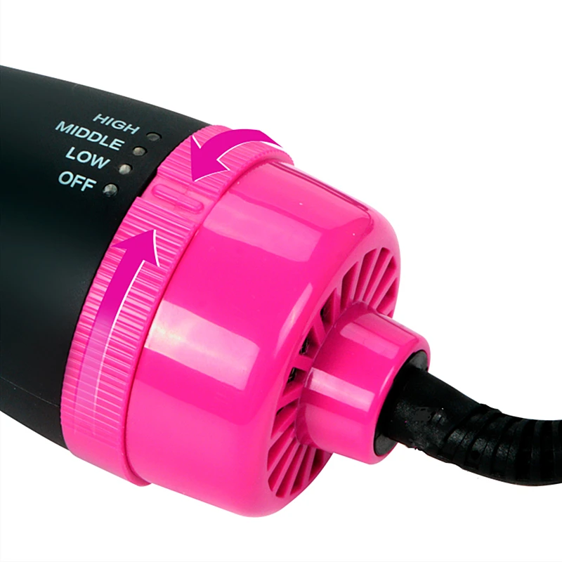 fast dryer hair straightener comb brush 3 in 1 multi-purpose use hair dryer electrical rotating hot air brush hair dryer machine