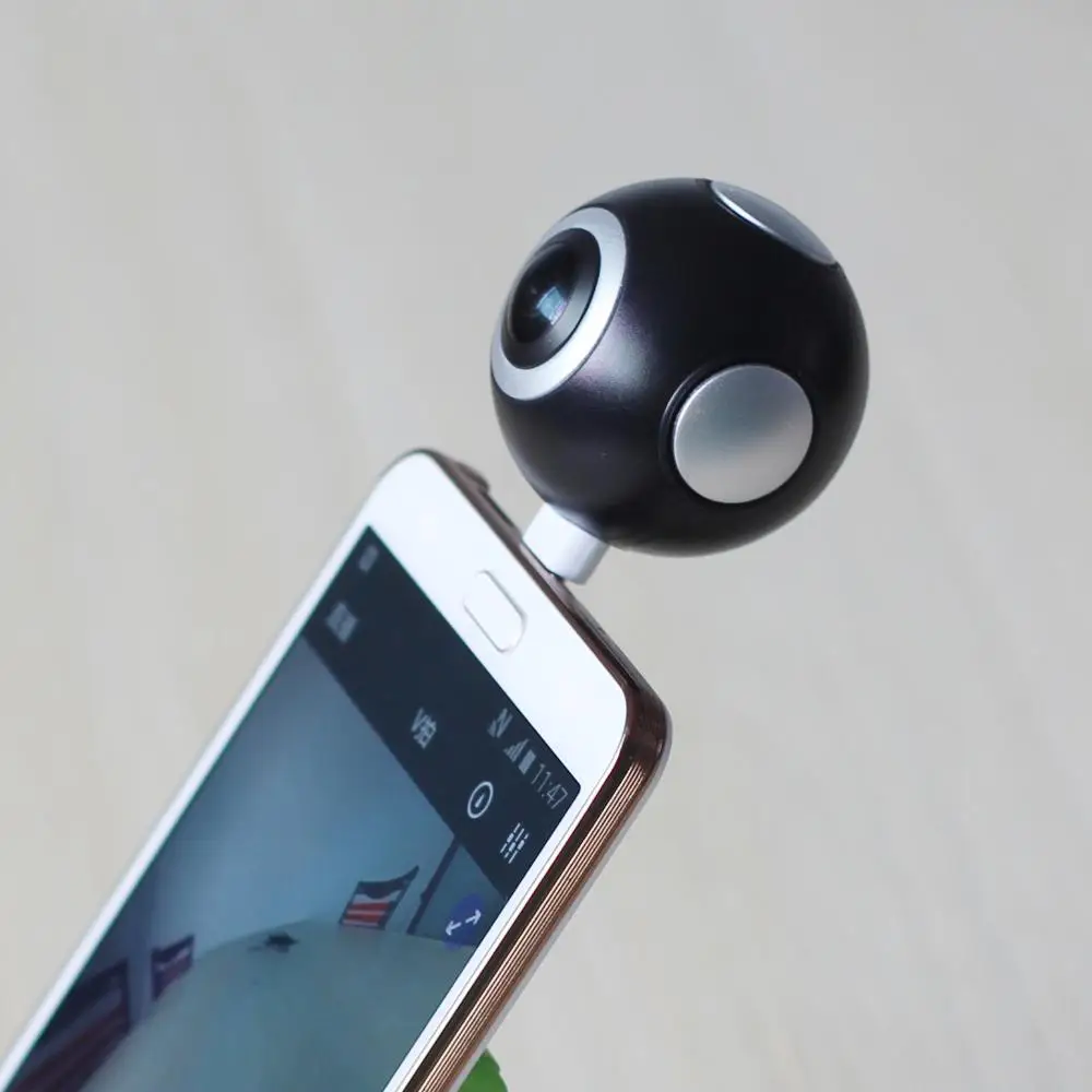 360 Degree VR Camera for Android Perfect Dual Lens 720 Degree Action Camera