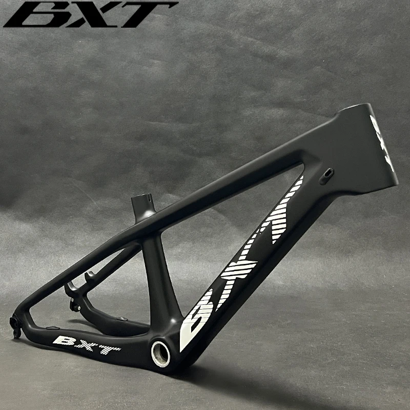 BXT 20er Ultralight Full Carbon Fiber MTB Frame Disc Brake Adolescent Inner Cable Wheel T1000 Child Mountain Bicycle frames