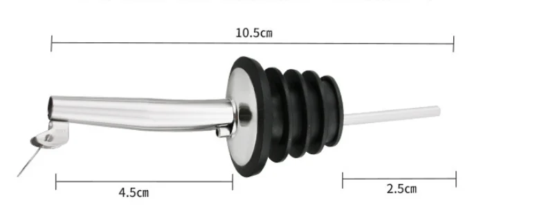 Wine nozzle 304 stainless steel wine introducer whisky pouring device universal bar cork