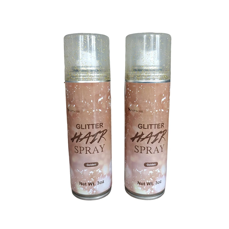 Manufacturer Direct Wholesale Glitter Spray Body Shimmer Make Up Hair Spray