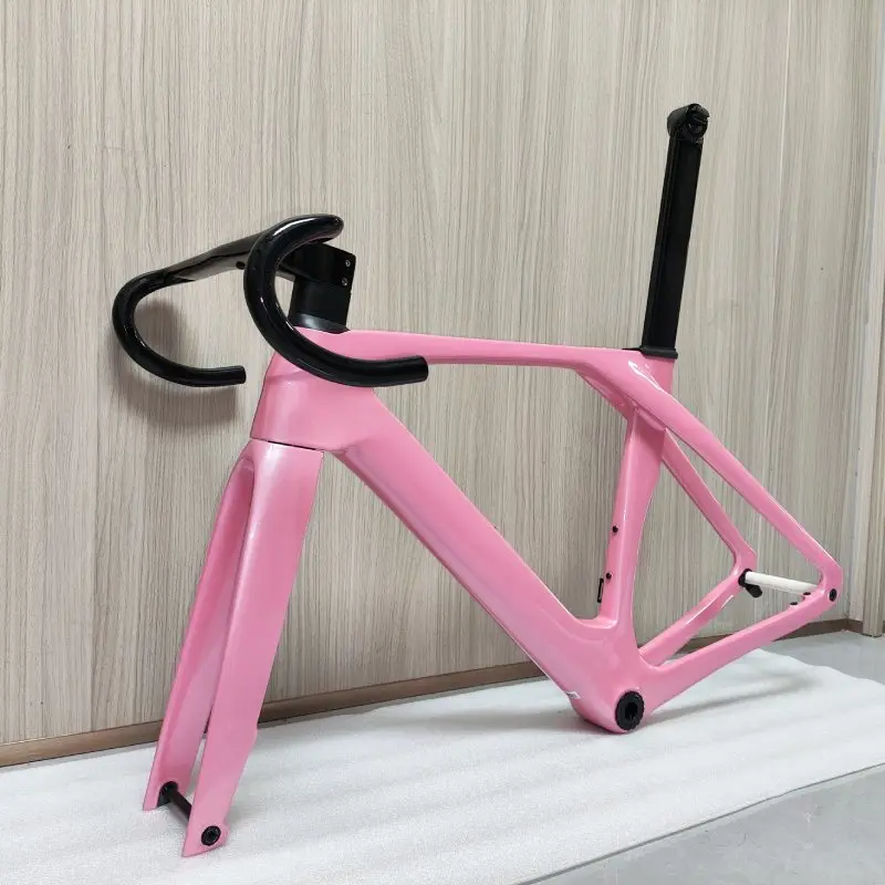 Ultra Light Carbon Road Bike Frame 700C 24 Speed Disc Brake Di2 Shimano Carbon Fiber Road Frame T47 BB