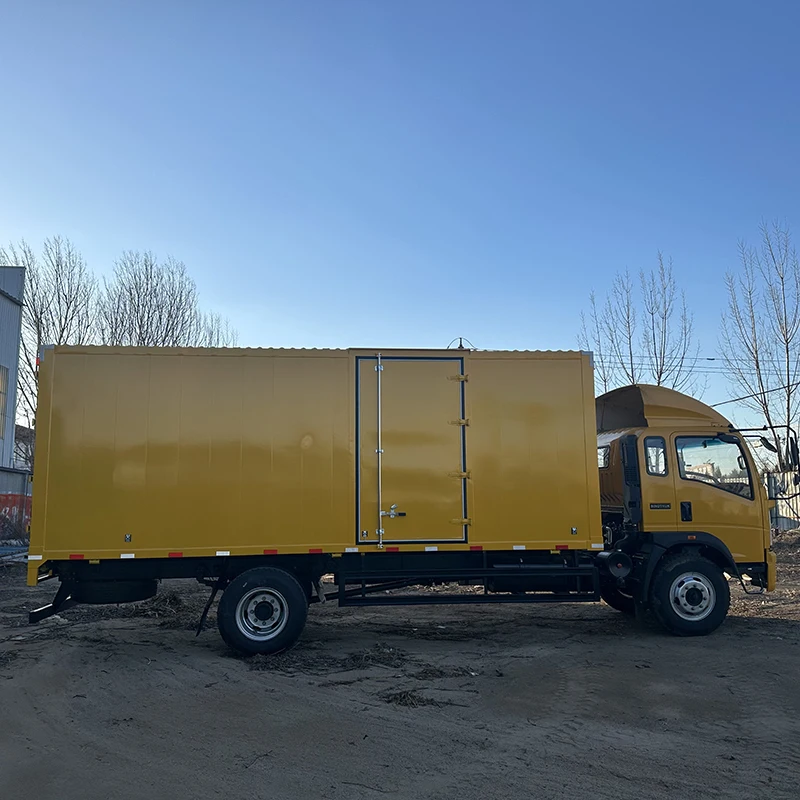 Best Price Sinotruk Howo 6 Tyre 5 8 10 tons Cargo Van Box Light Truck,High Quality