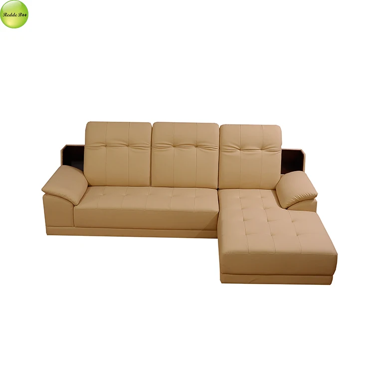 Russia leather l shaped sofa, Modern Leather Sofa Set Sectional Living Room Sofas