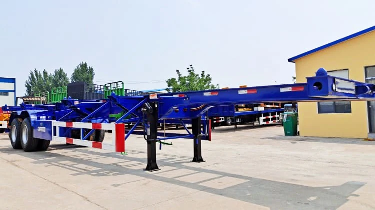 Perfect Product 3 Axle 20ft 40Ft Skeleton Dolly Full Semi Trailers with Fuwa Trailer