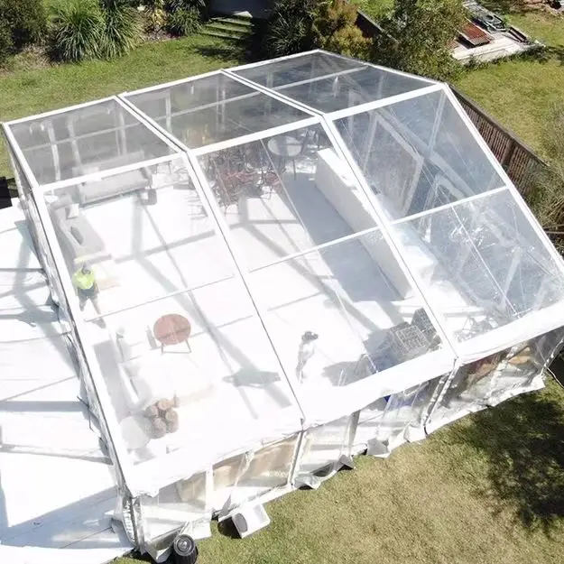 Event Outdoor Tent Open Marquee Wedding Tent Party Wedding White Transparent