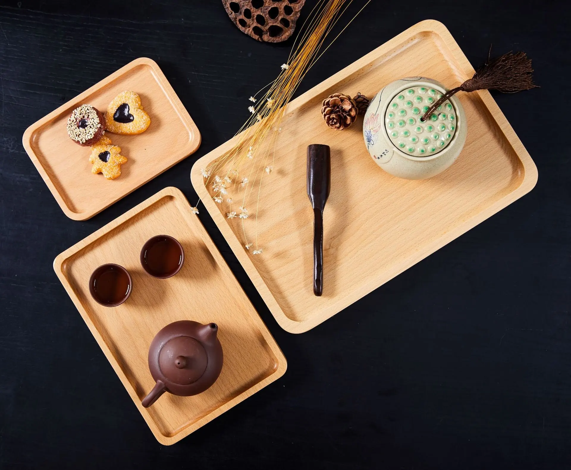 Factory hot selling products Wooden coaster Wooden coffee pad Wooden cup holder for Housewear  Furnishings