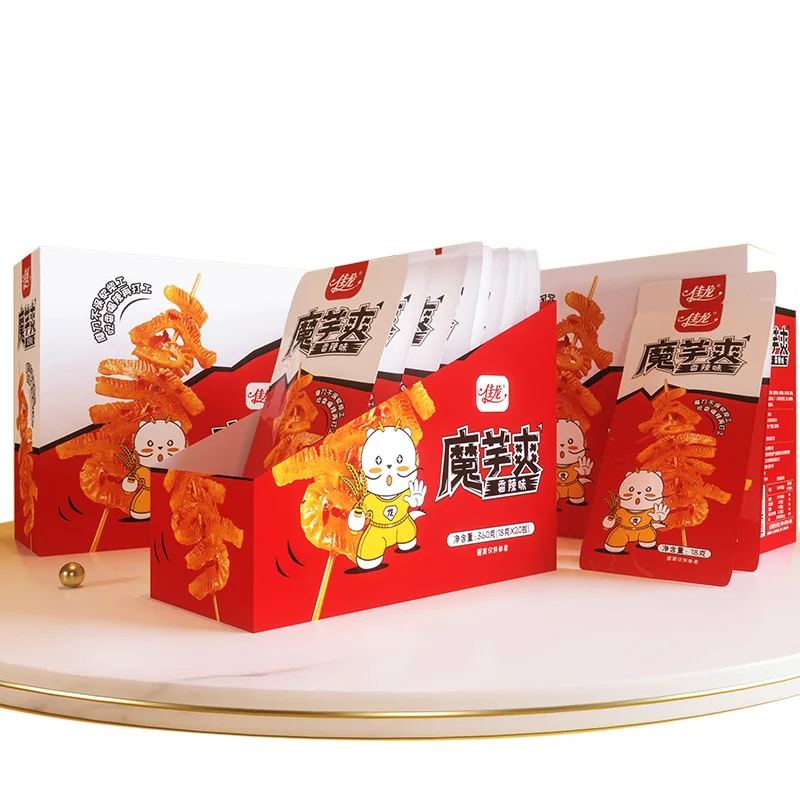 18g Chinese sale asian snacks spicy strips chinese food vegan food with Spicy Flavor for travel