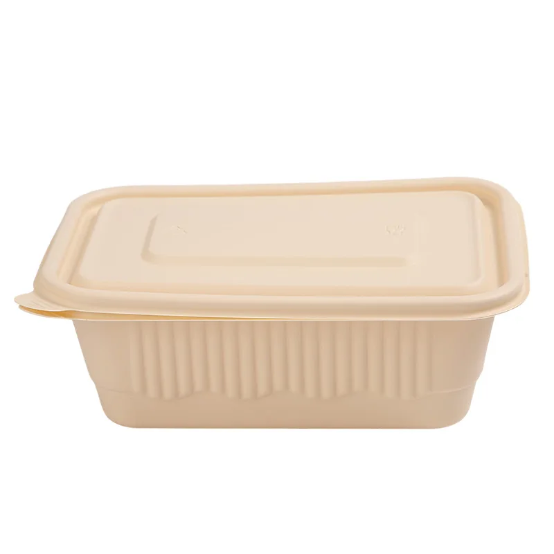 food storage plastic corn starch fast food box/take-out containers guangdong