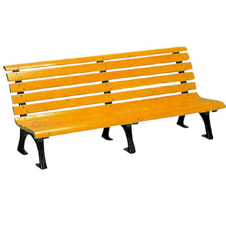Hot sales oem wood plastic composite slats chair bench recycled outdoor furniture with factory sale