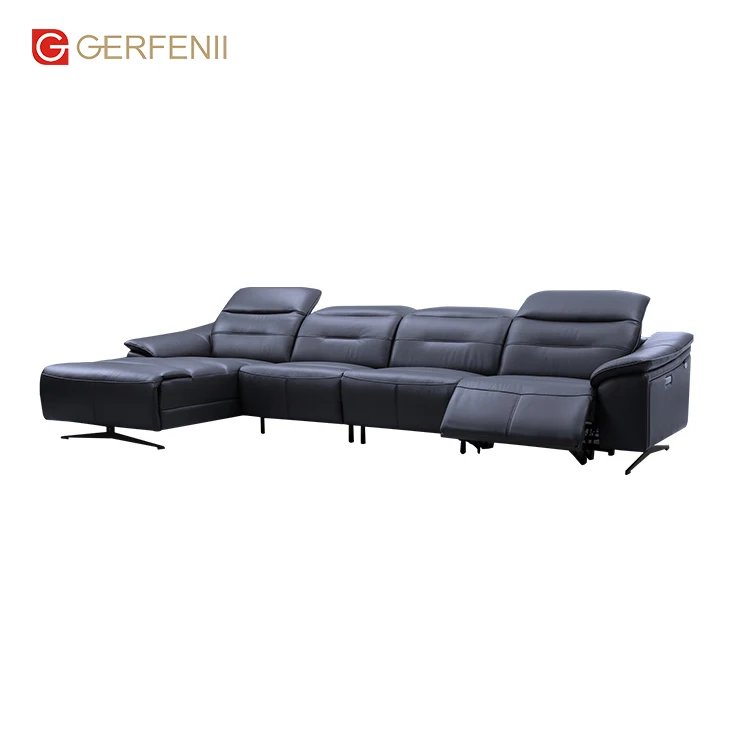 Living Room Theater Furniture Functional Sofas Sectional Leather Sofa Set Electric Recliner Folding L Shaped Sofa Set