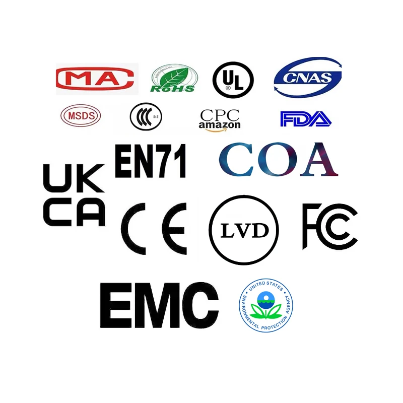 UL Certified Express Toys REACH SCPN TDS TELEC UKCA US FCC ROHS Japan PSE Quality Certificate