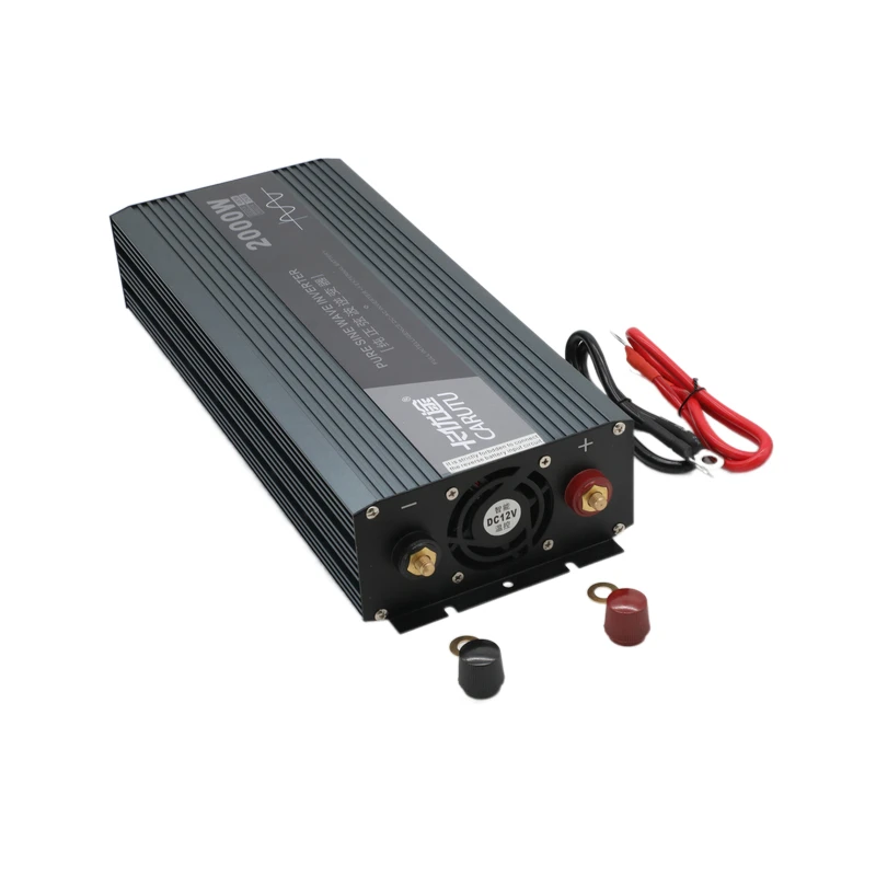 Carutu 2000w power inverter 12v 110v pure sine inverter 2000w for Truck