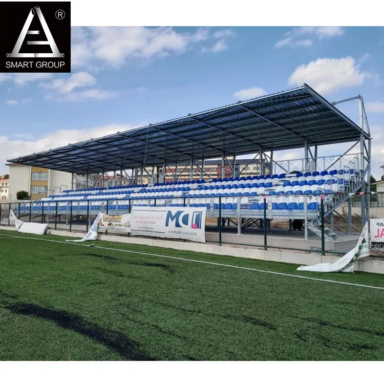 Quickly Assemble Outdoor Metal Bleachers Steel Layer Structure Bleachers Metal Mobile Grandstands