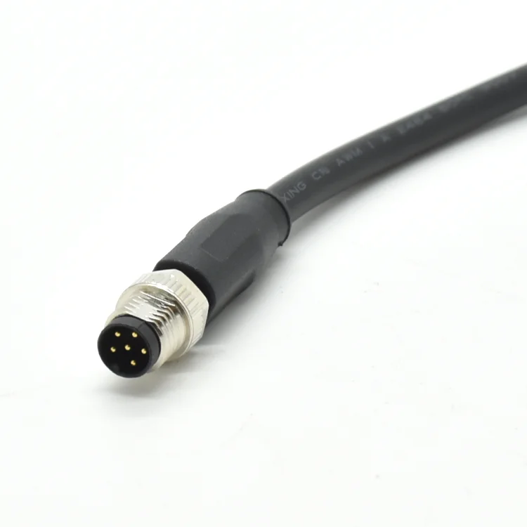 Пользовательские ПВХ 4 контактный вилка розетка кабель Водонепроницаемый M8 круговой разъем