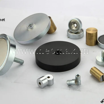 Pot Magnets High Performance Industrial Customized The Round Permanent Neodymium Pot Magnets