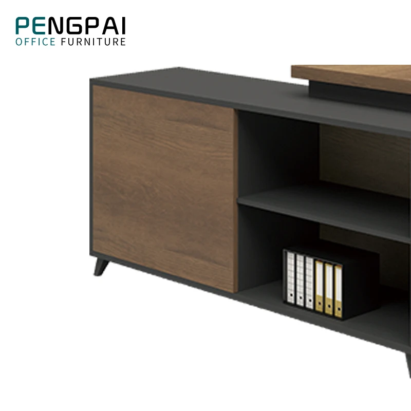 Pengpai Fashion mdf wooden durable antique modern office table