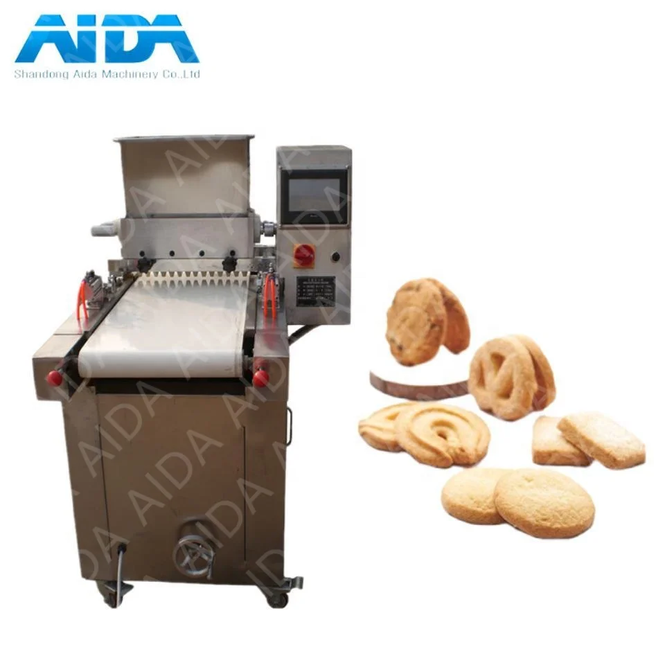 Multifunctional Automatic Encrusting Stuffed Cookie Chocolate Cookies Making Machine