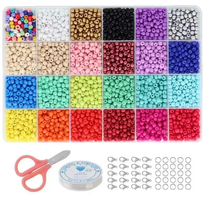 Clay Beads 3 Boxes Bracelet Making Kit 10500pcs Beads for Jewelry Making Round Letter Beads with Charm