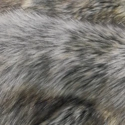 Hot sale brown eco friendle soft high pile plush fake faux fur fabric for coats