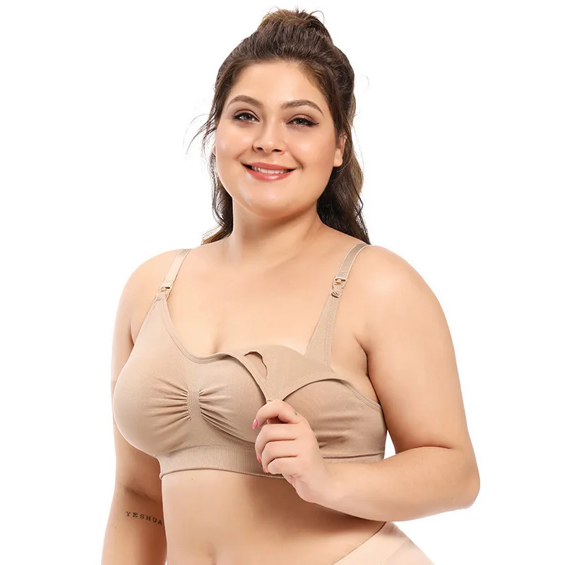 Maternity Clothes For Pregnant Women 4XL Breastfeeding Plus Size Nursing Bra