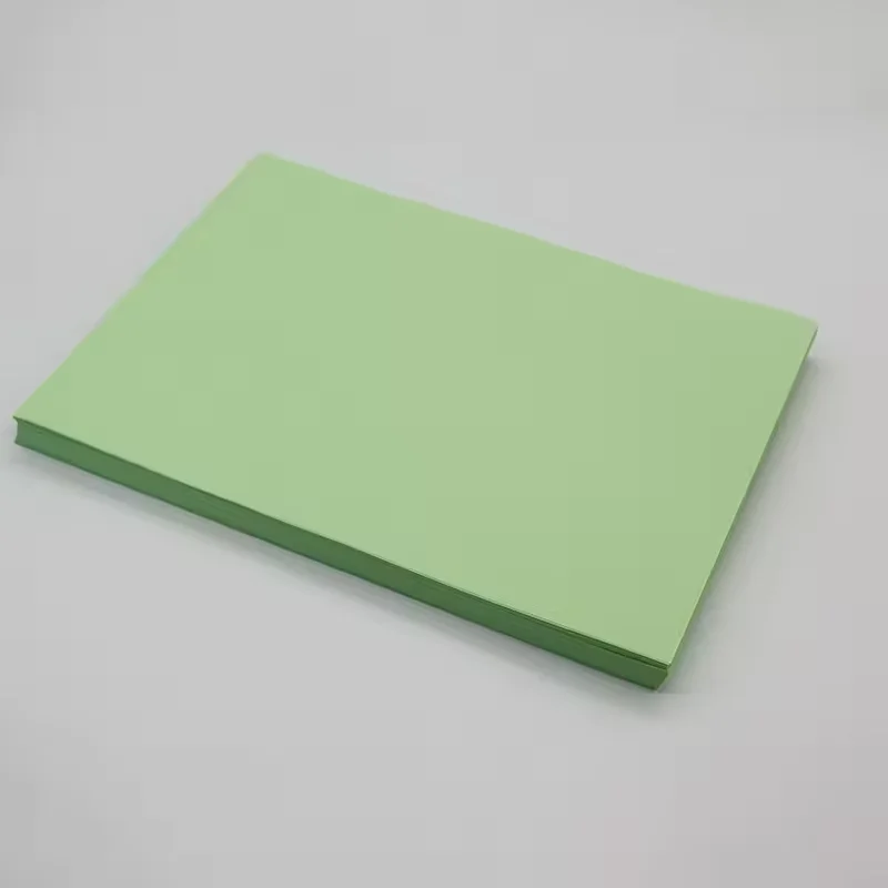 hot sales 100sheet per pack red yellow orange red color 160gsm A4 color copy paper bristol cardstock craft origami paper