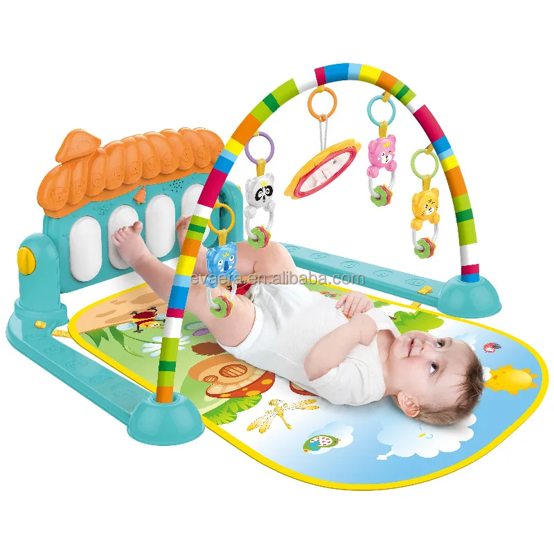 Children Cartoon Piano Play Mat Light Music Kids Mat Baby Playgym baby products hot sale in south east Asia