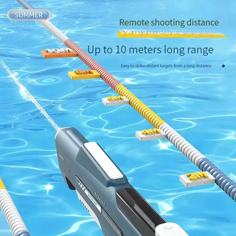 Hand-self Integrated Dual-use High Capacity Battery Powered Electric Water Gun For adults Kids Outdoor Summer Toys