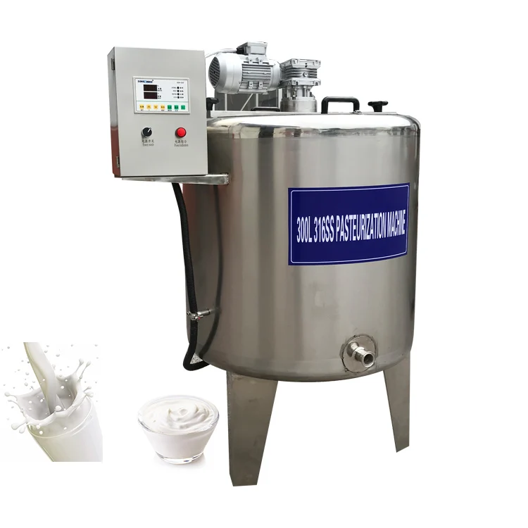 Industrial milk pasteurizer machine 1000 liter milk pasteurizer machine ice cream pasteurization machine