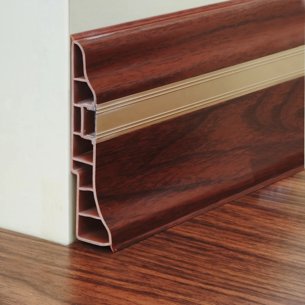 PNL-P72-A-PA, Ruitai Plastic PVC Skirting Board for Waist Line