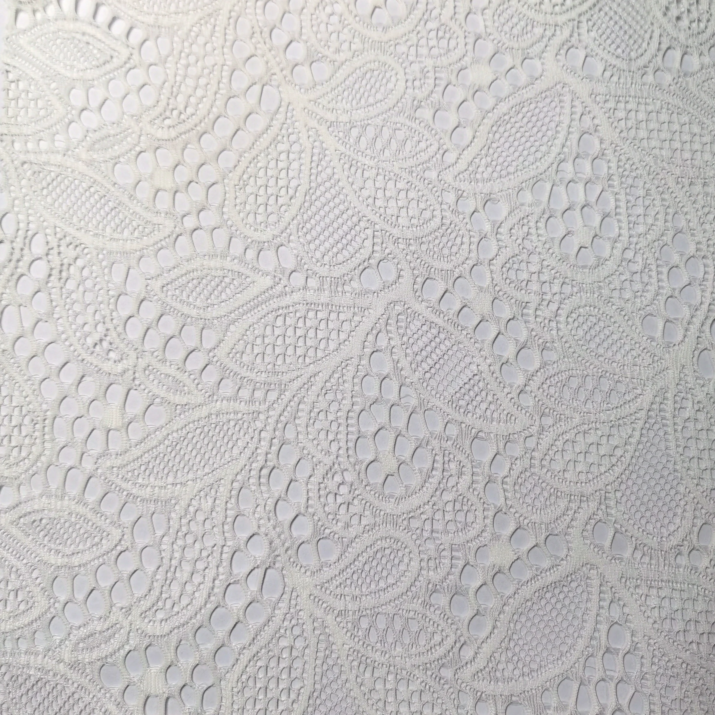 2way stretch Embroidery lace jacquard fabric
