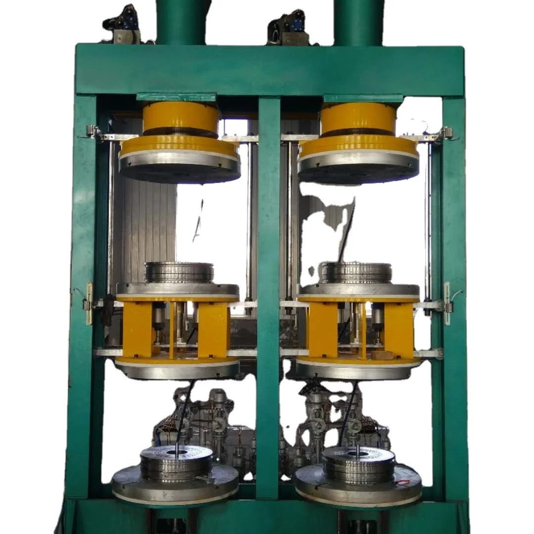 China Lowest  price dual-mold automatic hydraulic tire-making machine/bladder shaping tire curing press