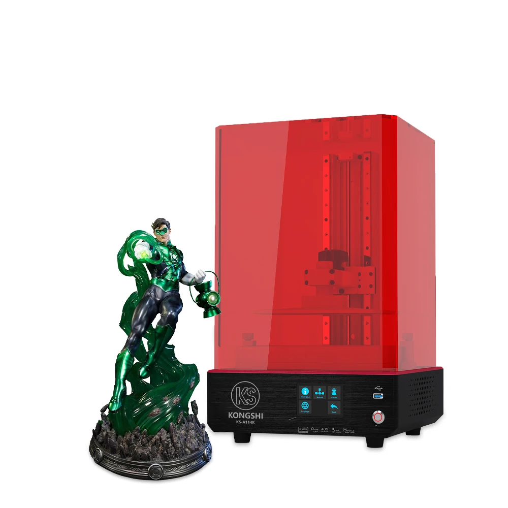 4K Monochrome LCD Matrix UV LED Light Source 3D Printer