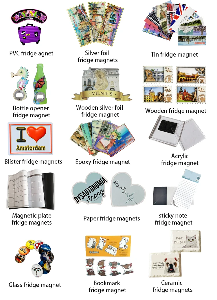 Wholesale high quality tourist souvenir fridge magnets custom made 3d soft pvc rubber fridge magnet